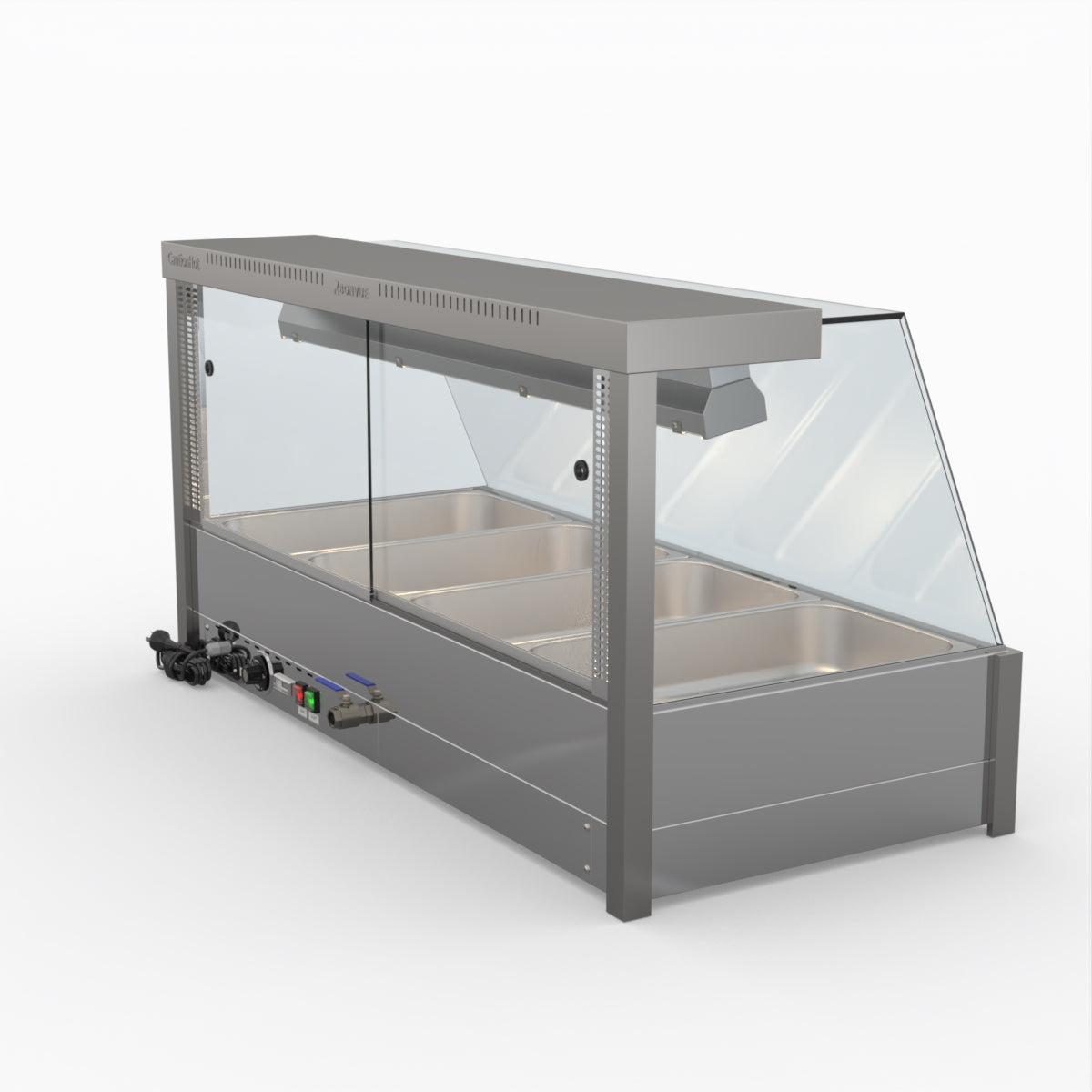 Bonvue Angled Countertop Wet And Dry Bain Marie BM14TC