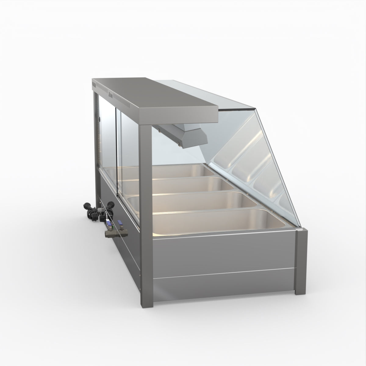 Bonvue Angled Countertop Wet And Dry Bain Marie BM14TC