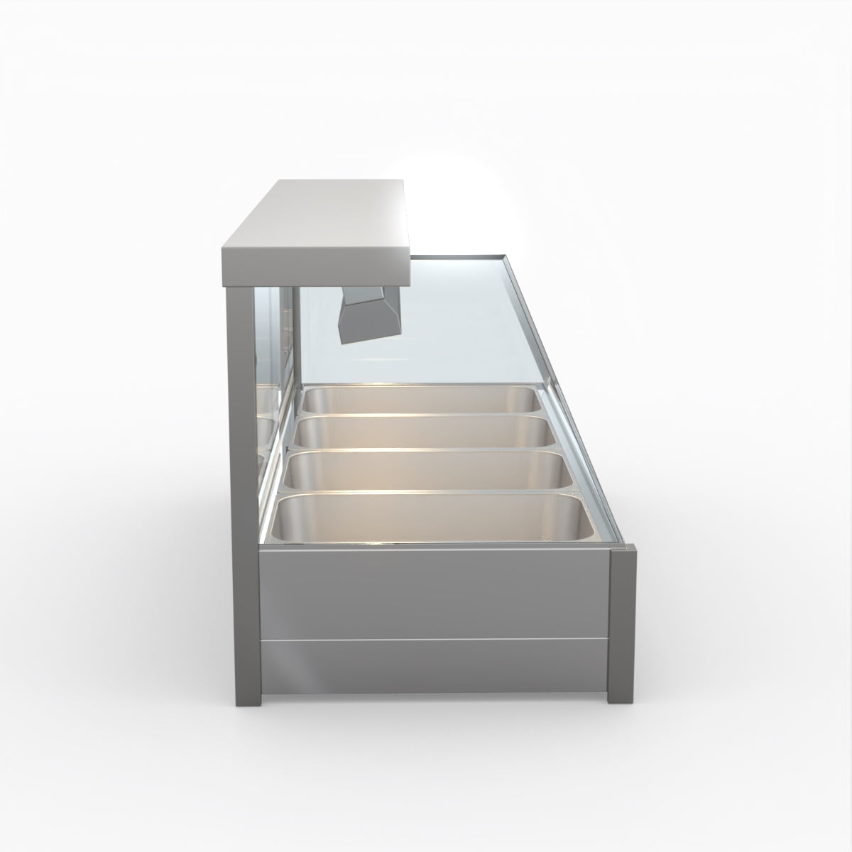 Bonvue Angled Countertop Wet And Dry Bain Marie BM14TC