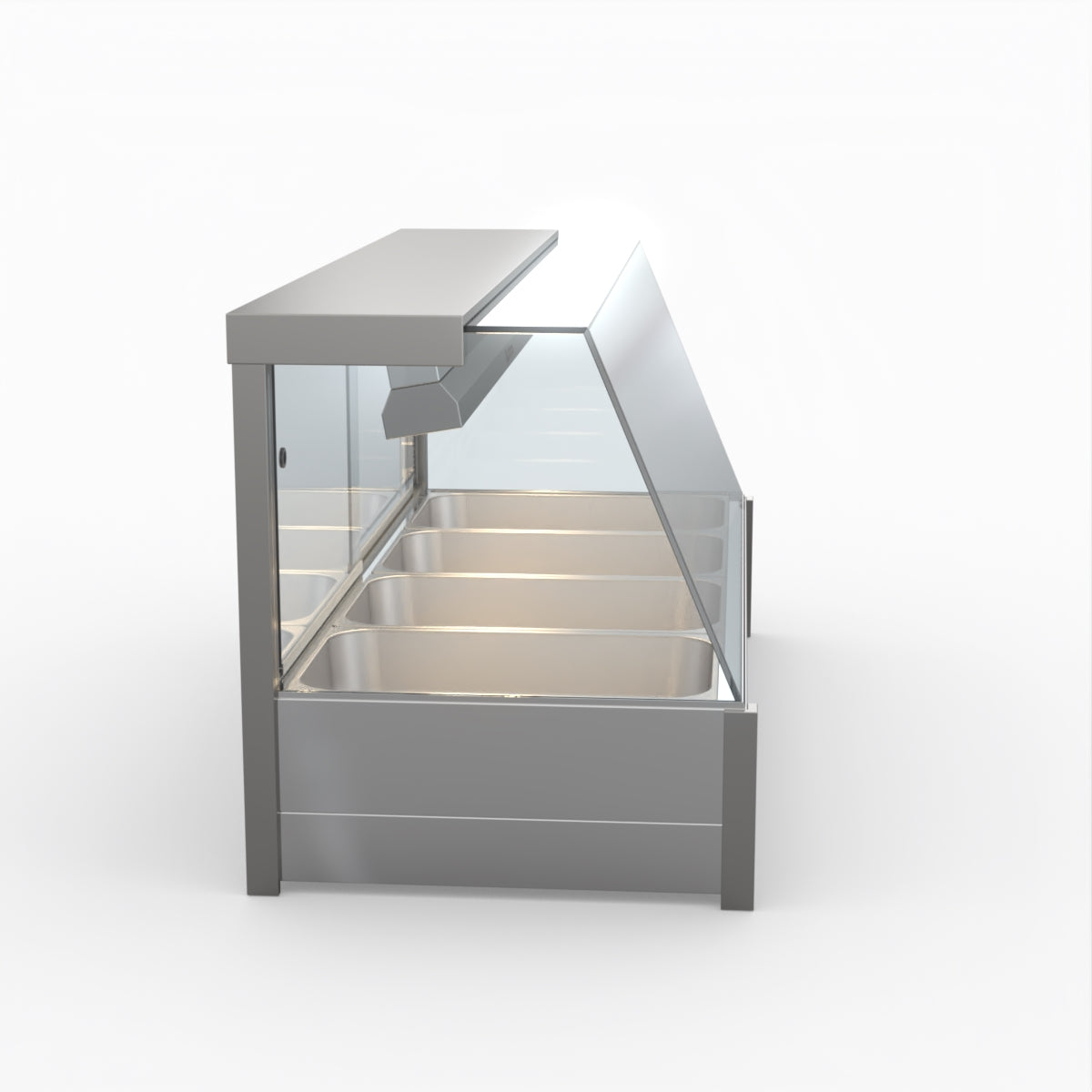 Bonvue Angled Countertop Wet And Dry Bain Marie BM14TC
