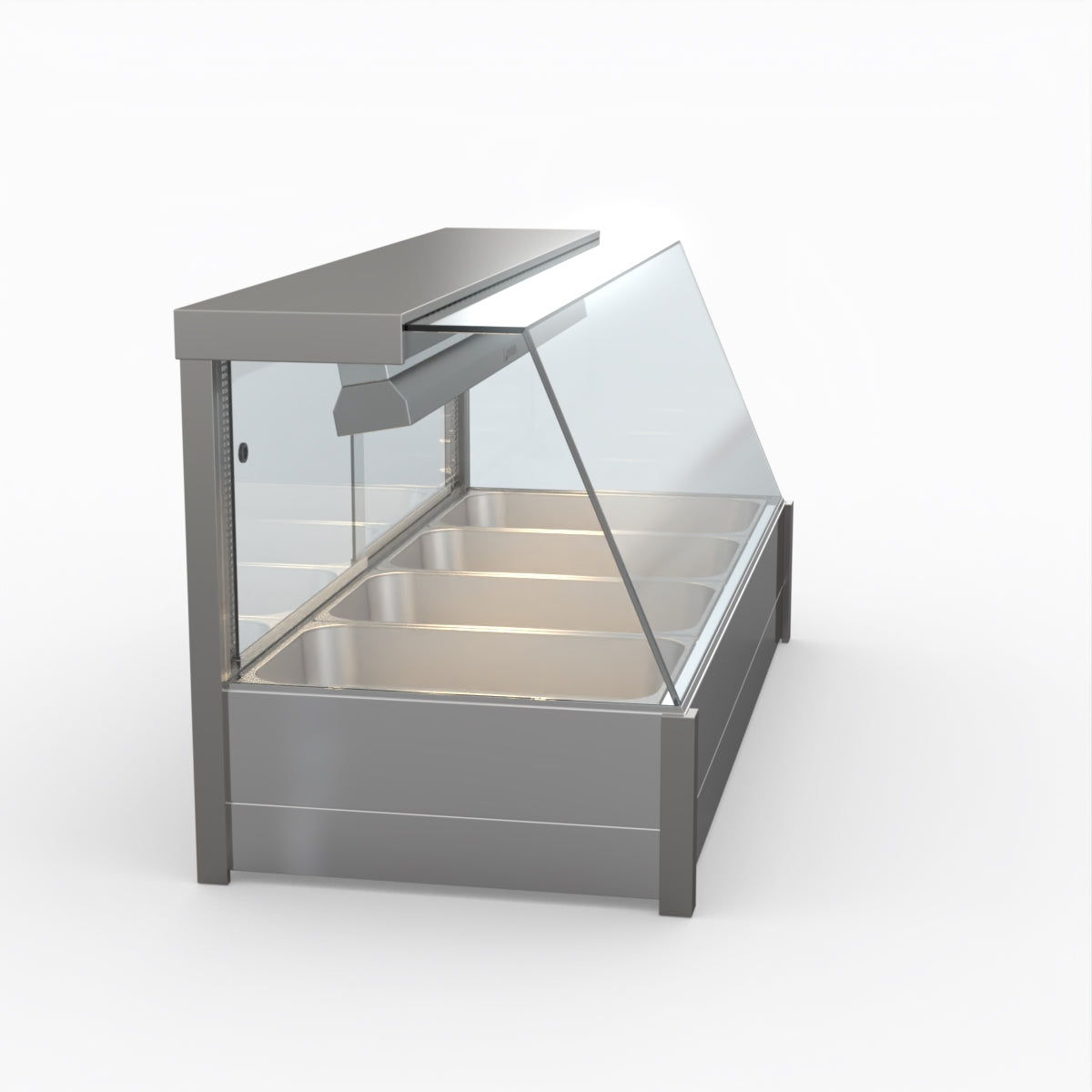 Bonvue Angled Countertop Wet And Dry Bain Marie BM14TC