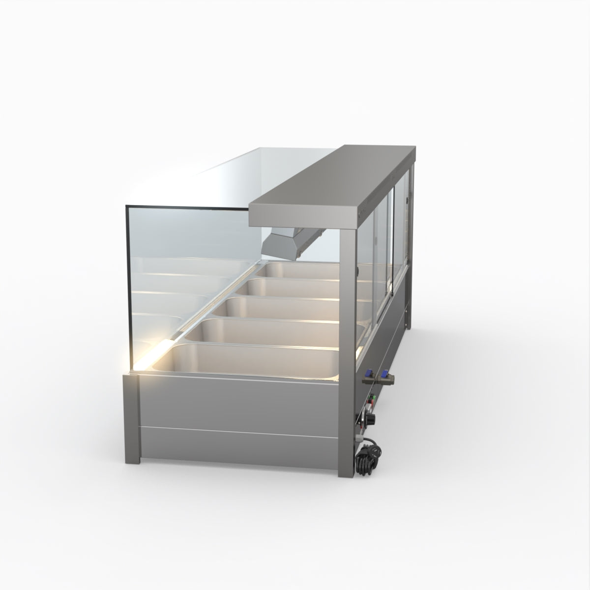 Bonvue Square Countertop Wet And Dry Bain Marie BM17SC