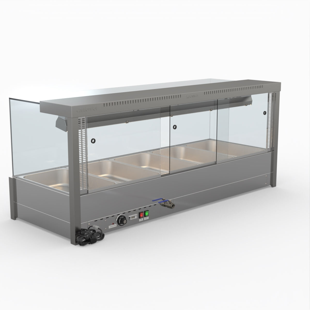 Bonvue Square Countertop Wet And Dry Bain Marie BM17SC