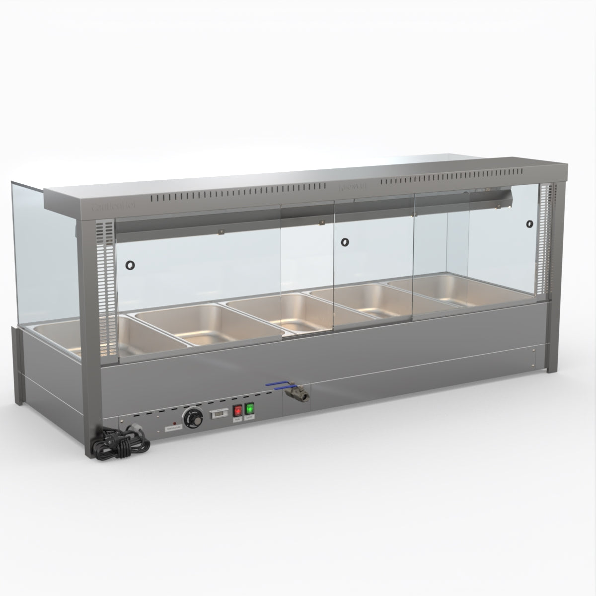 Bonvue Square Countertop Wet And Dry Bain Marie BM17SC