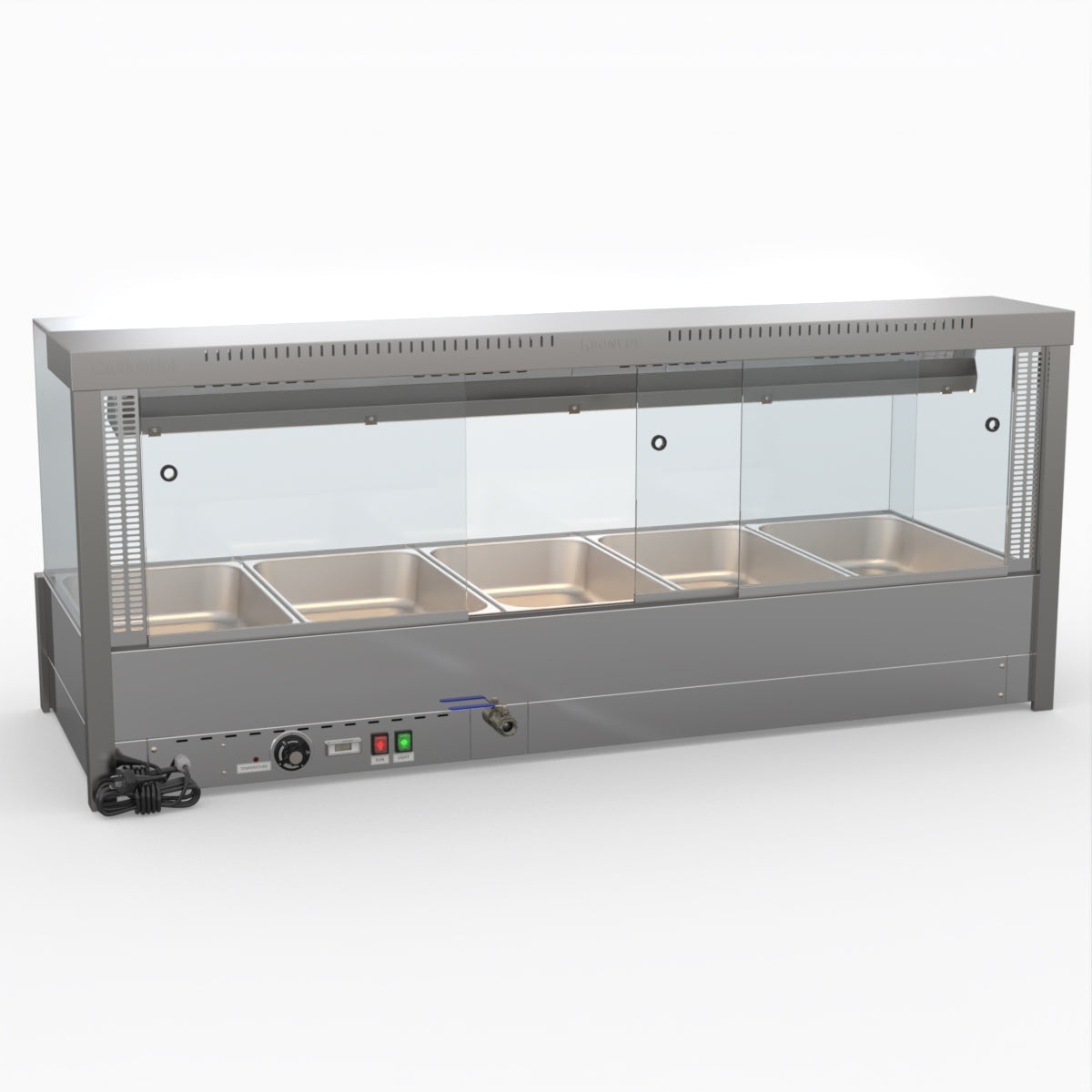 Bonvue Square Countertop Wet And Dry Bain Marie BM17SC