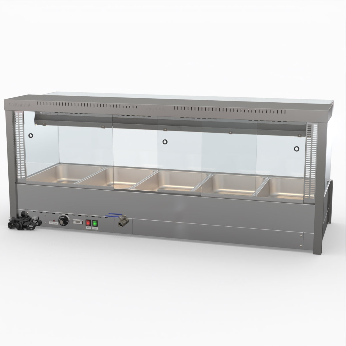 Bonvue Square Countertop Wet And Dry Bain Marie BM17SC