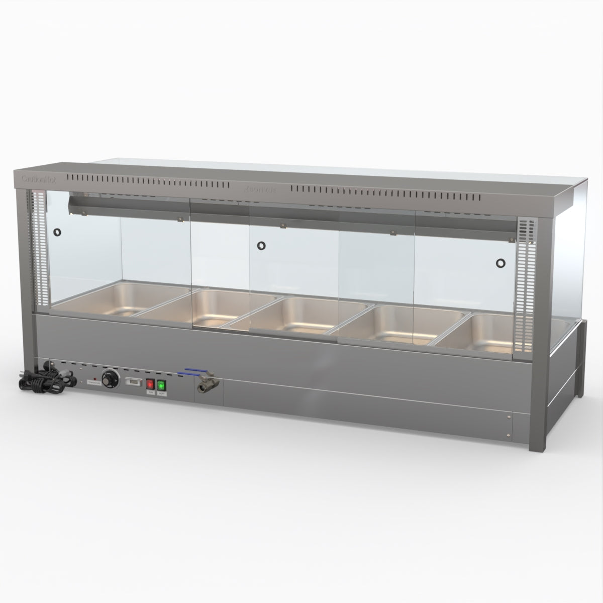 Bonvue Square Countertop Wet And Dry Bain Marie BM17SC