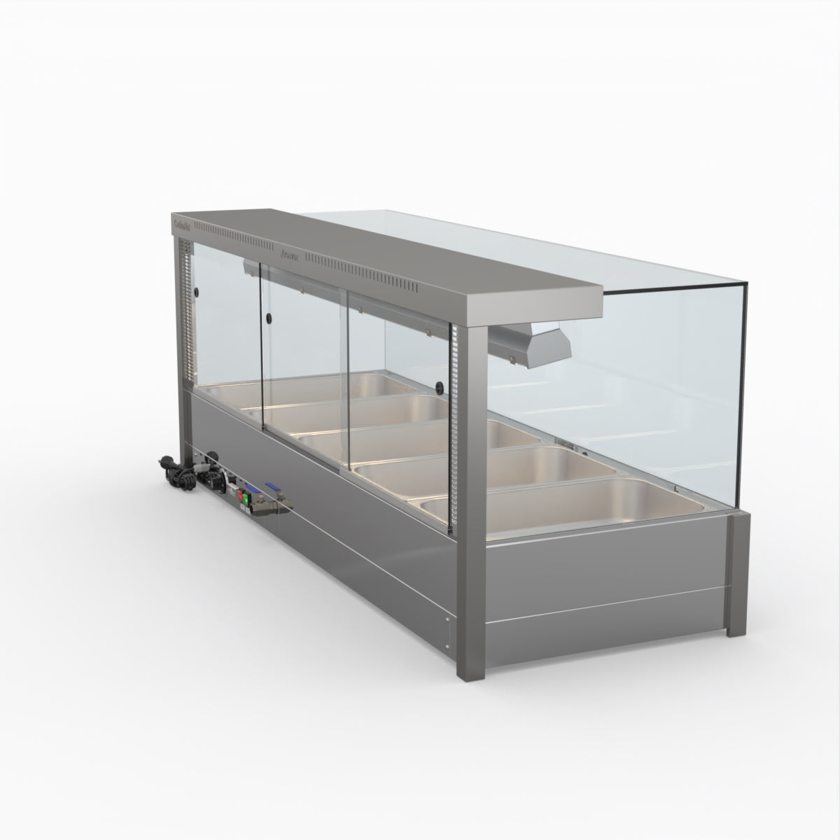 Bonvue Square Countertop Wet And Dry Bain Marie BM17SC