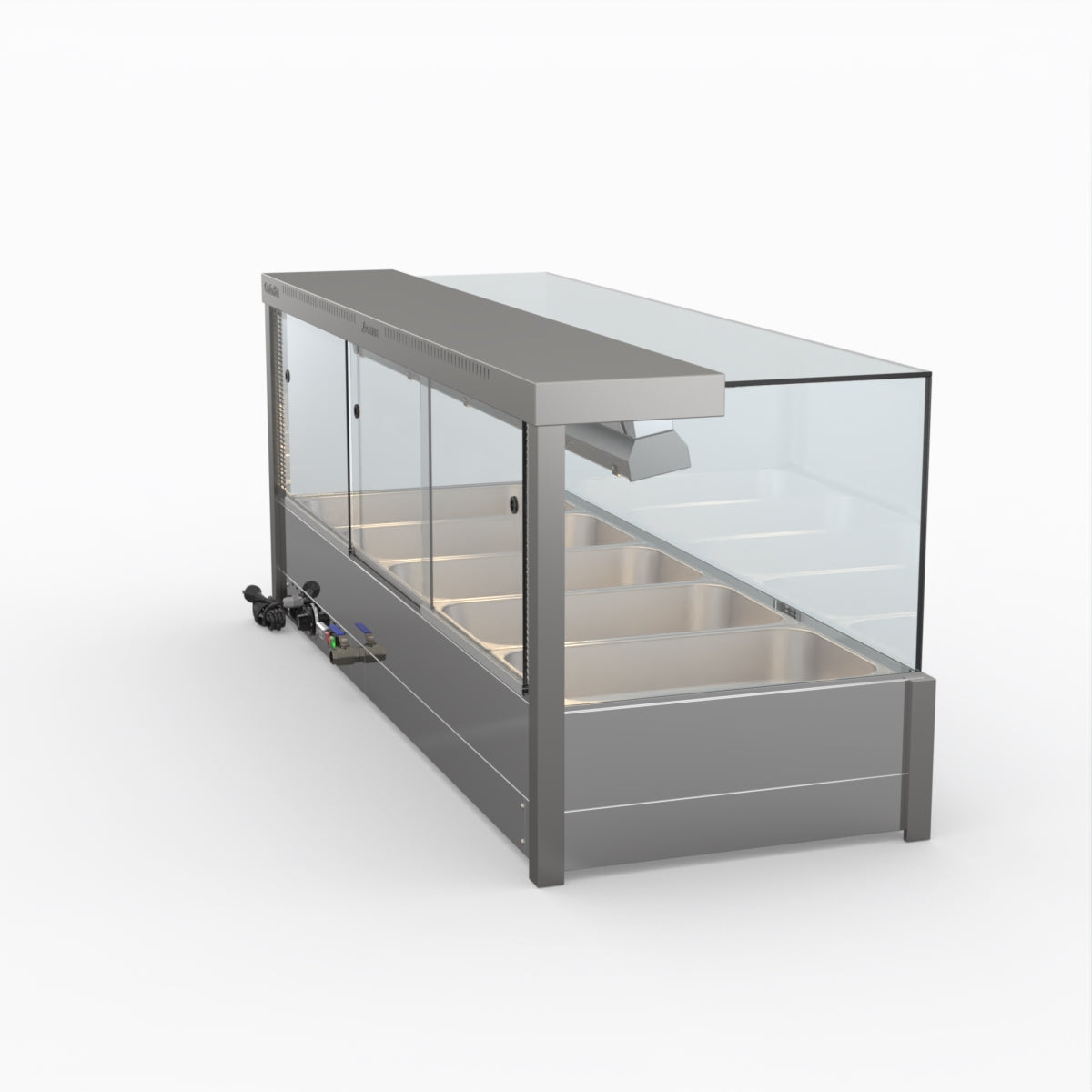 Bonvue Square Countertop Wet And Dry Bain Marie BM17SC