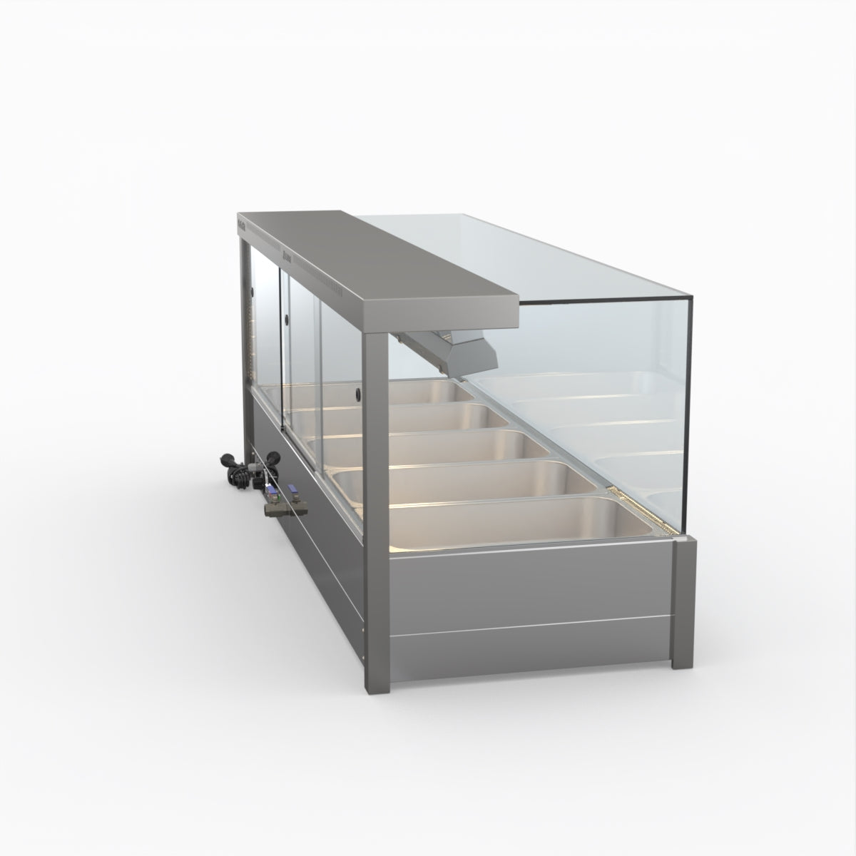 Bonvue Square Countertop Wet And Dry Bain Marie BM17SC