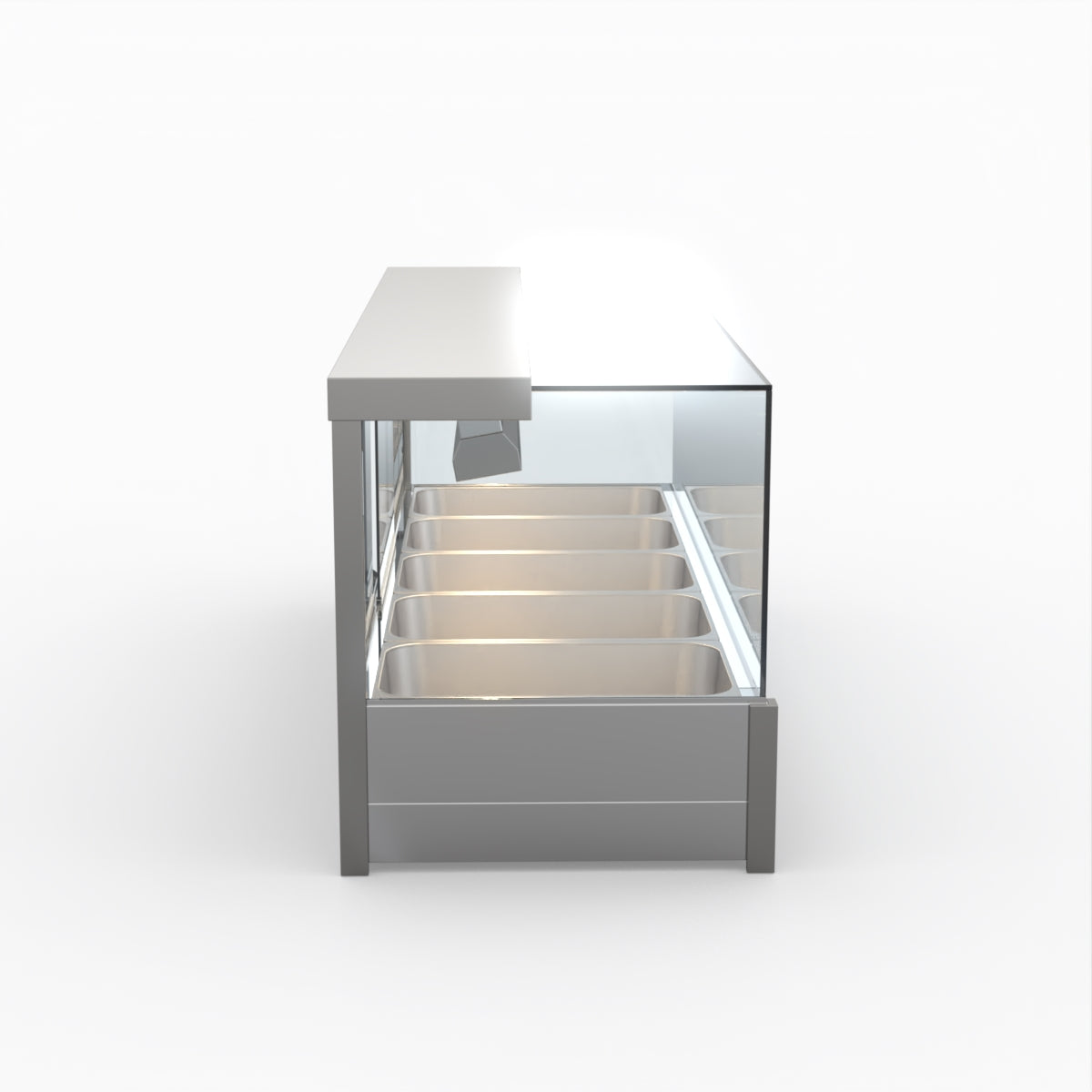 Bonvue Square Countertop Wet And Dry Bain Marie BM17SC