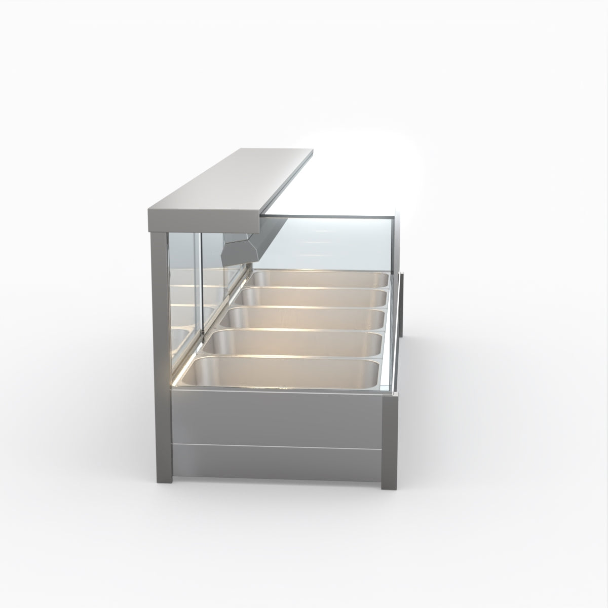 Bonvue Square Countertop Wet And Dry Bain Marie BM17SC