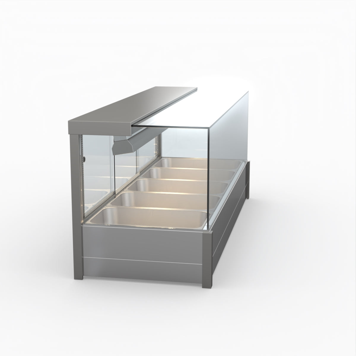Bonvue Square Countertop Wet And Dry Bain Marie BM17SC