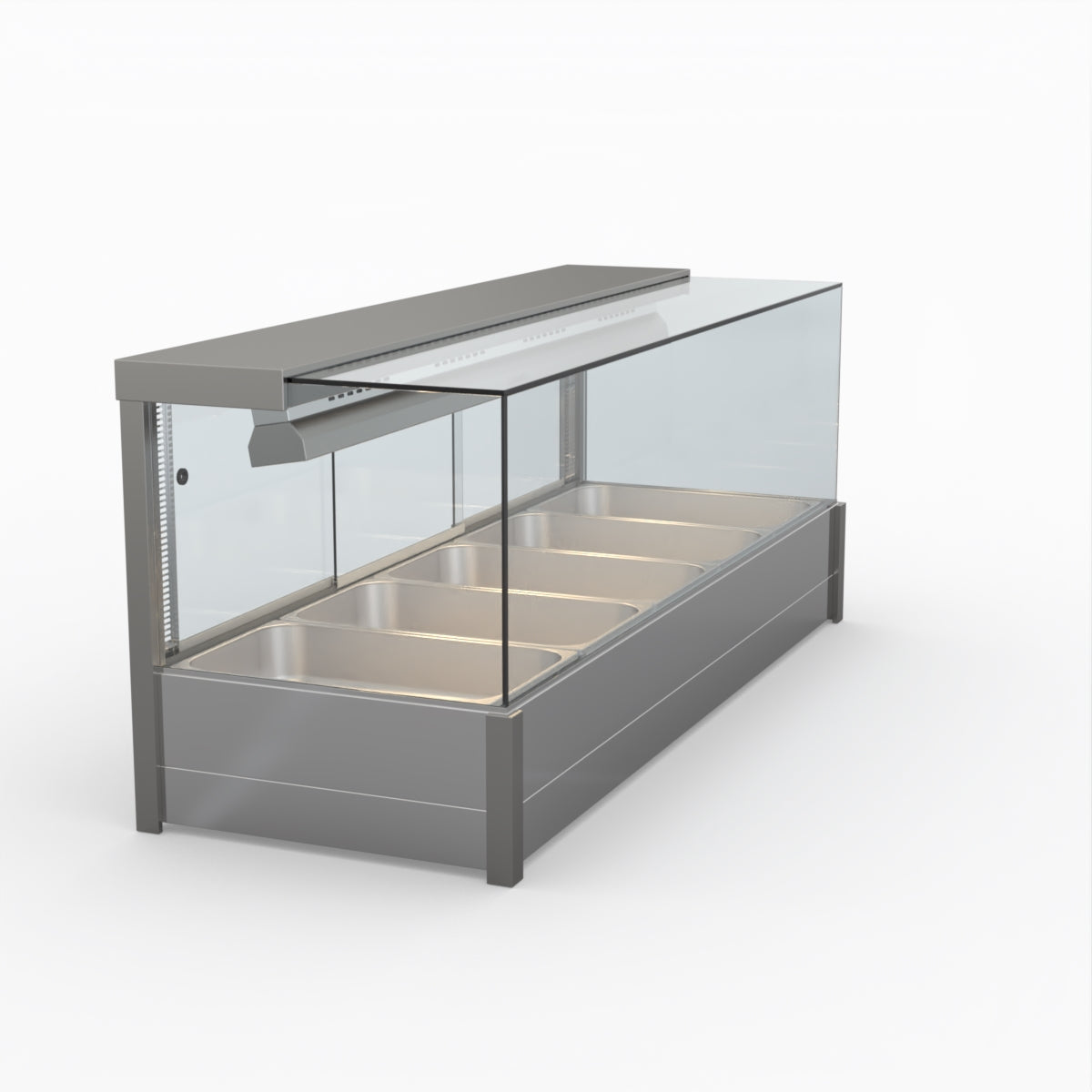 Bonvue Square Countertop Wet And Dry Bain Marie BM17SC