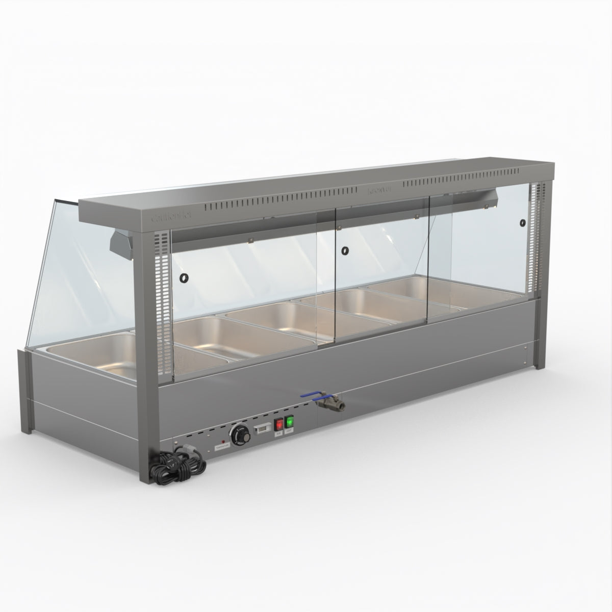 Bonvue Angled Countertop Wet And Dry Bain Marie BM17TC