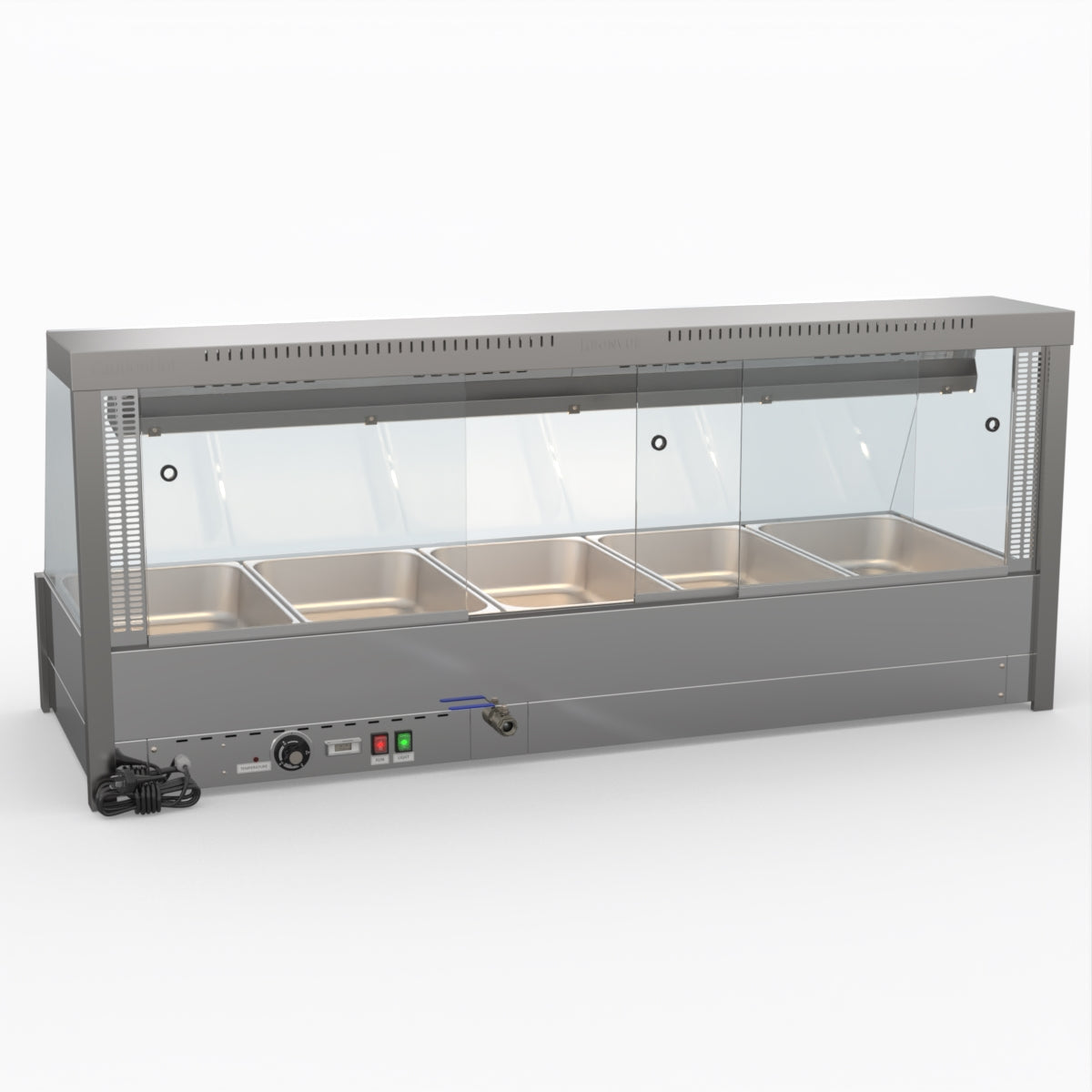 Bonvue Angled Countertop Wet And Dry Bain Marie BM17TC