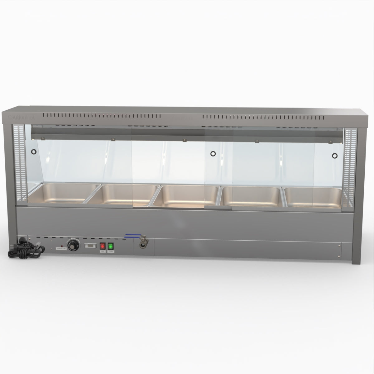 Bonvue Angled Countertop Wet And Dry Bain Marie BM17TC
