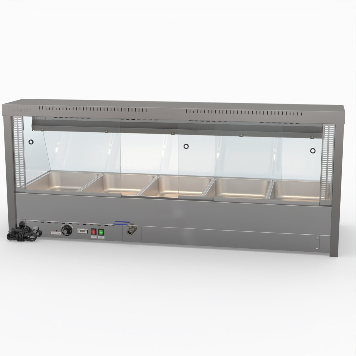 Bonvue Angled Countertop Wet And Dry Bain Marie BM17TC