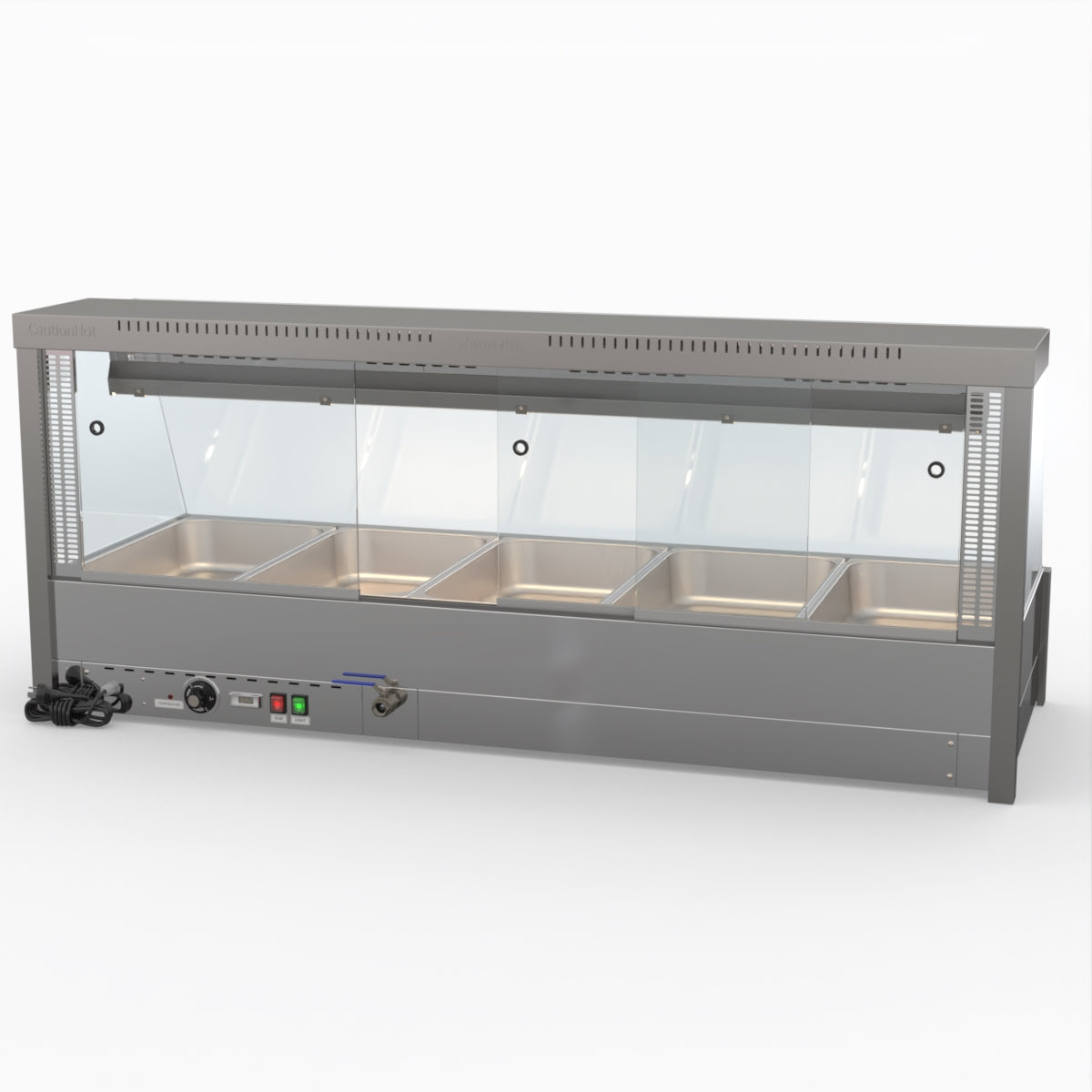Bonvue Angled Countertop Wet And Dry Bain Marie BM17TC
