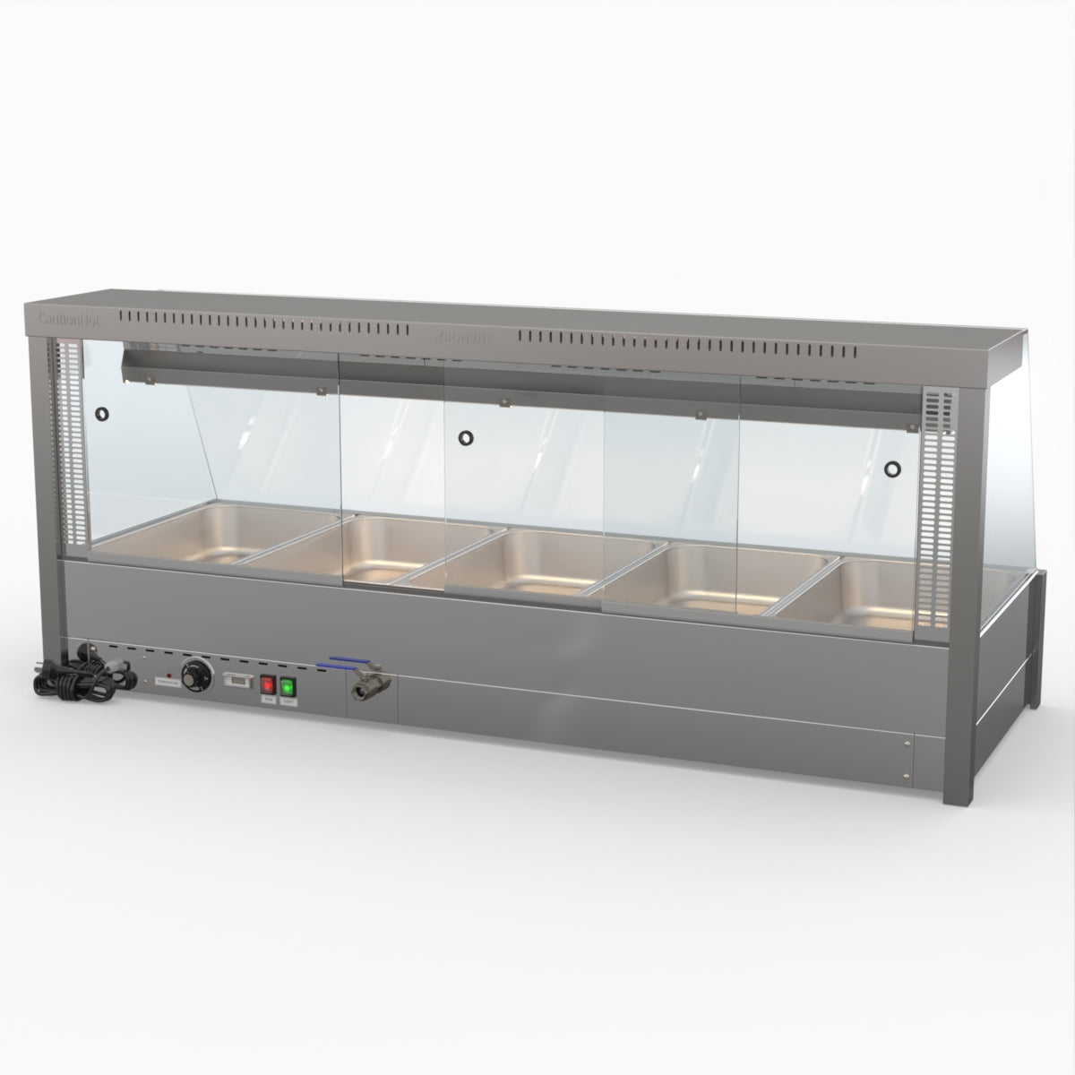 Bonvue Angled Countertop Wet And Dry Bain Marie BM17TC