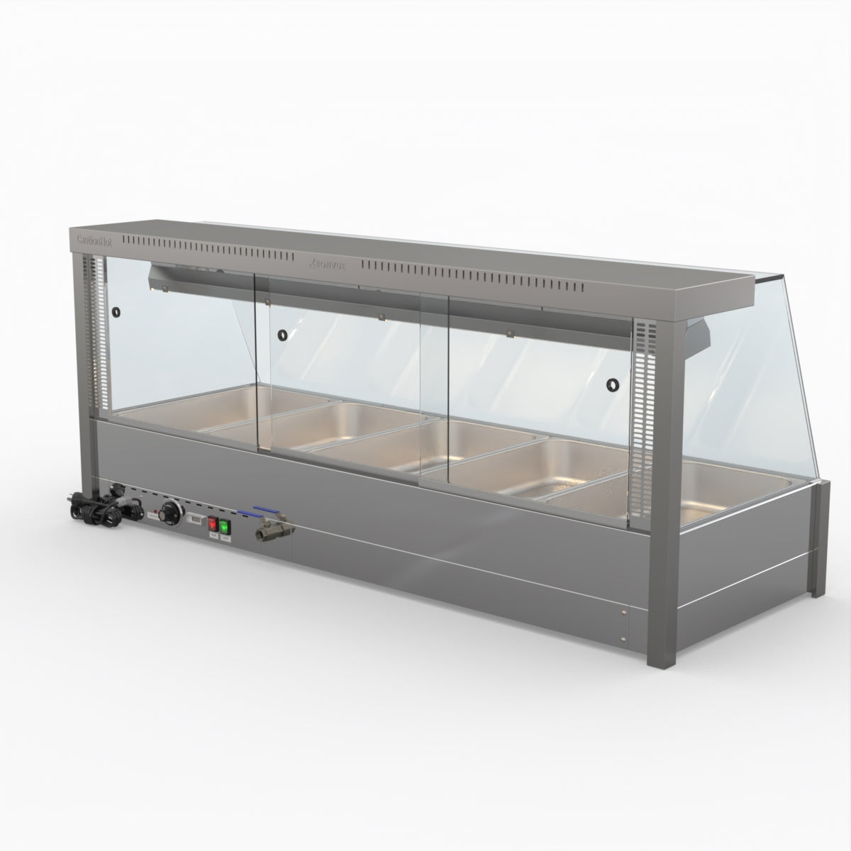 Bonvue Angled Countertop Wet And Dry Bain Marie BM17TC