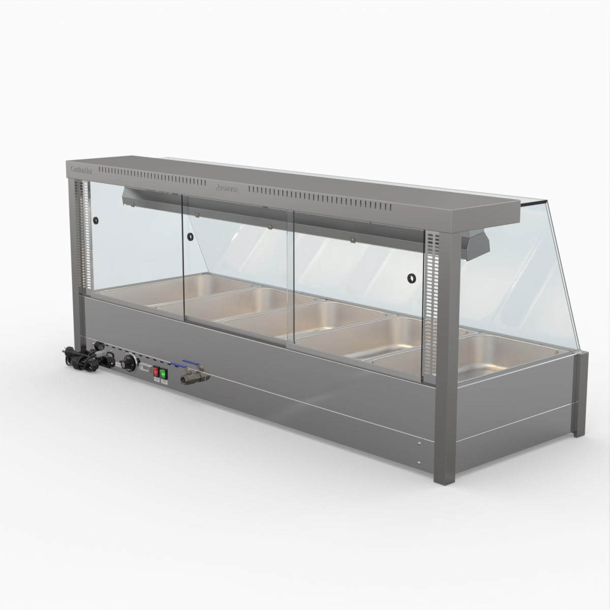 Bonvue Angled Countertop Wet And Dry Bain Marie BM17TC