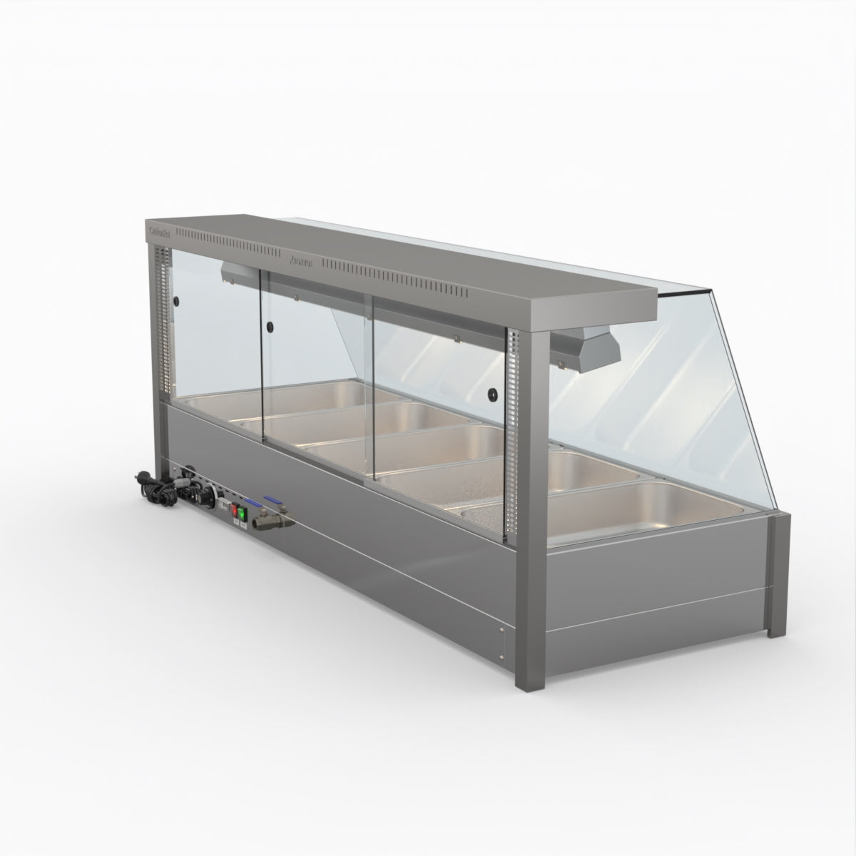 Bonvue Angled Countertop Wet And Dry Bain Marie BM17TC