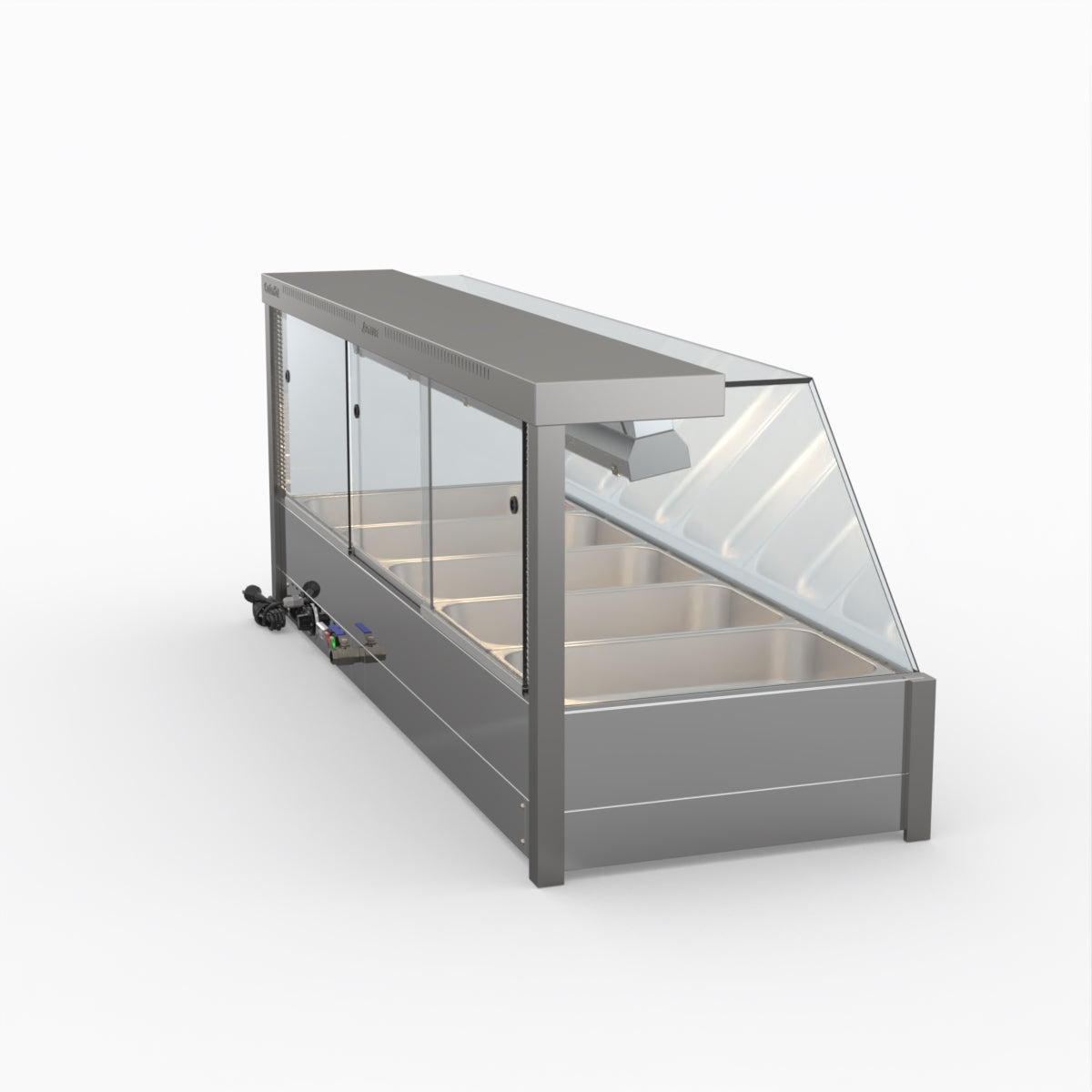 Bonvue Angled Countertop Wet And Dry Bain Marie BM17TC