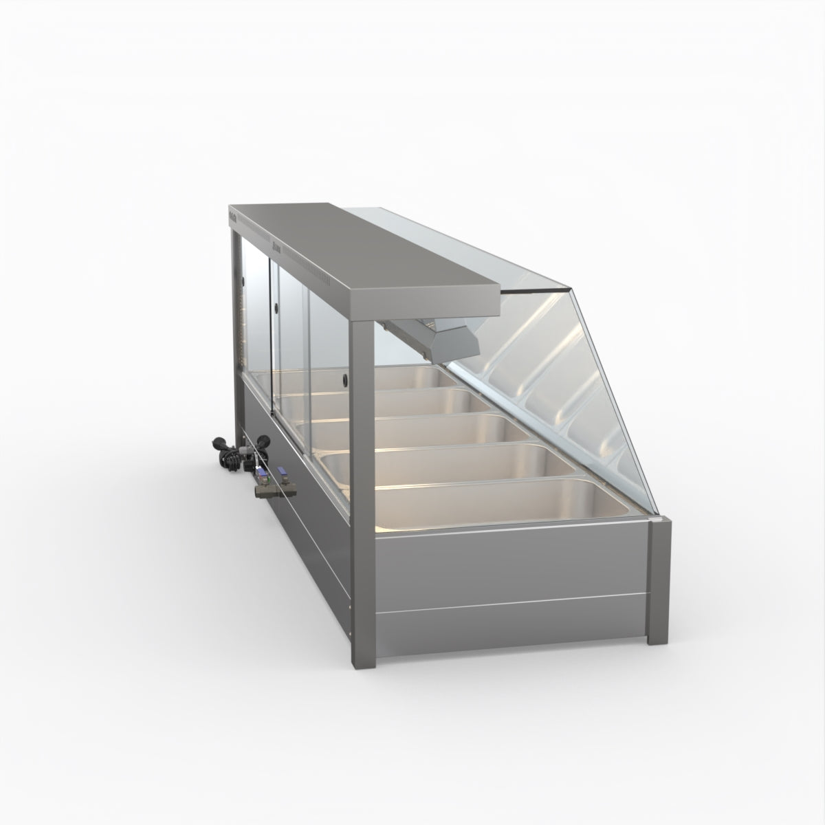 Bonvue Angled Countertop Wet And Dry Bain Marie BM17TC
