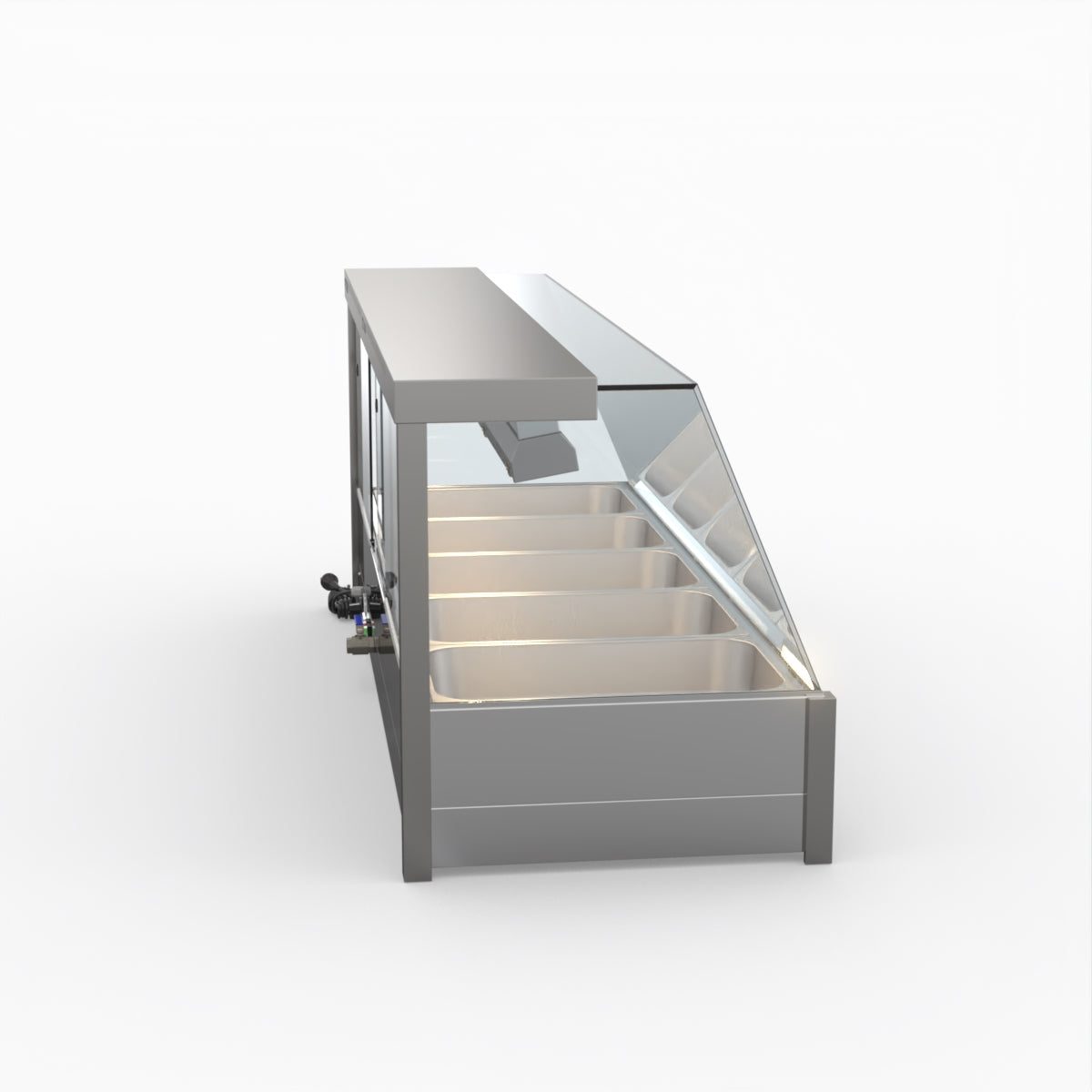 Bonvue Angled Countertop Wet And Dry Bain Marie BM17TC