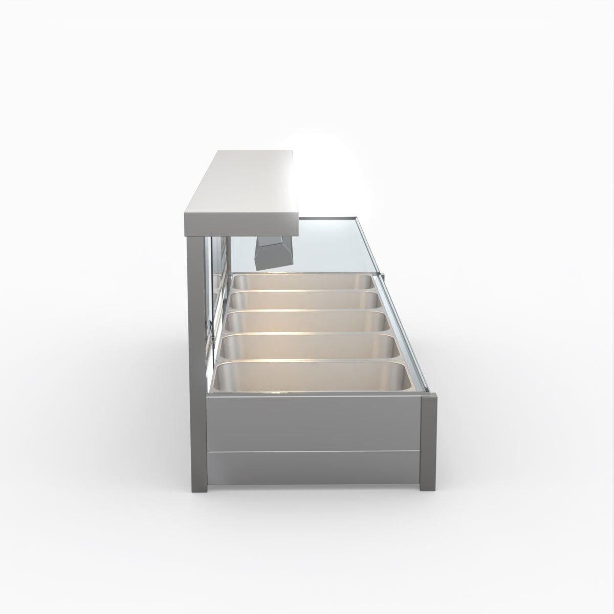 Bonvue Angled Countertop Wet And Dry Bain Marie BM17TC
