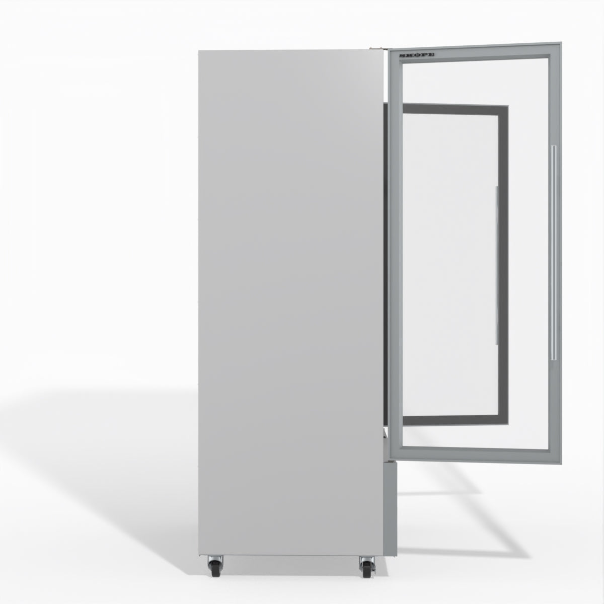 Skope BME1200N-A 2 Glass Door Display or Storage Fridge 1079L - White - BME1200N-A