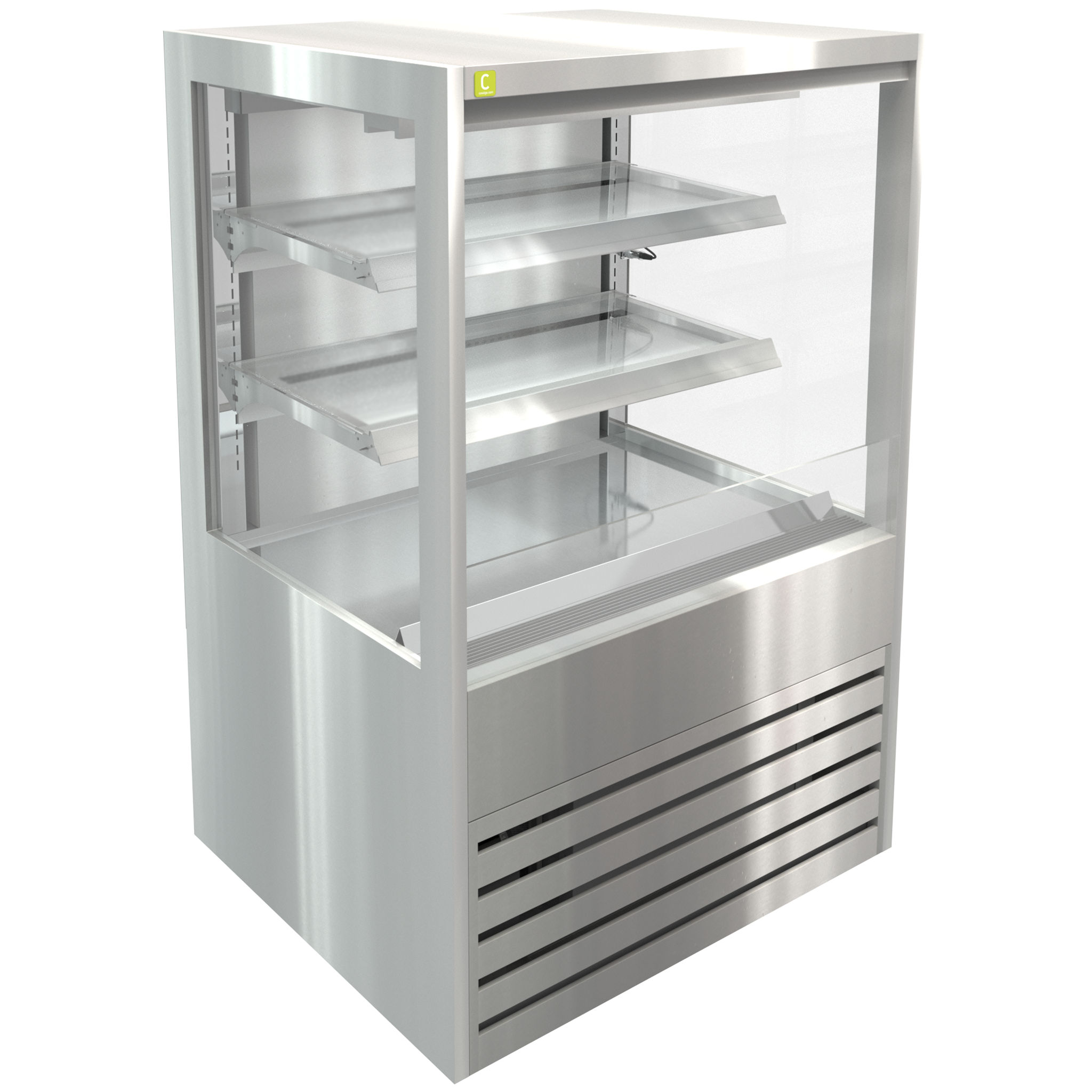Cossiga Refrigerated Freestanding Open Front Cabinet with Rear Door - BTGOR