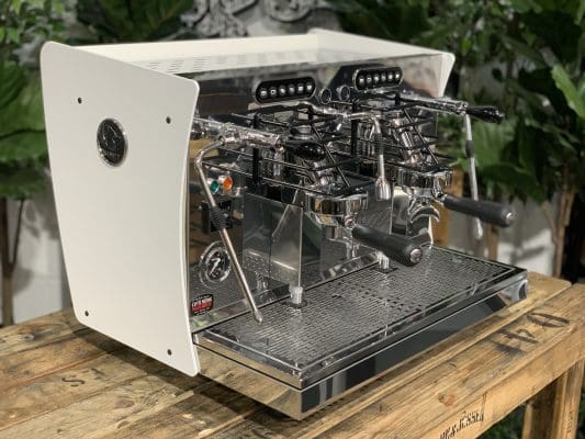 Brugnetti Manufactum - 2 Group Commercial Espresso Machine - White