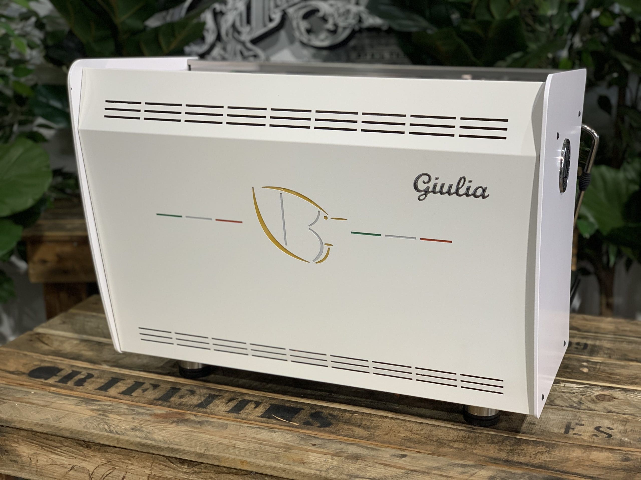 Brugnetti Guilia Manufactum - 2 Group Commercial Espresso Machine - White