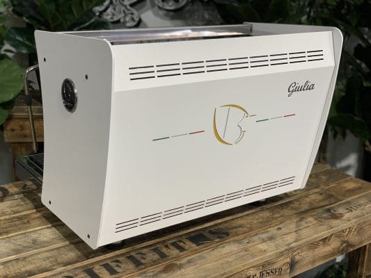 Brugnetti Manufactum - 2 Group Commercial Espresso Machine - White