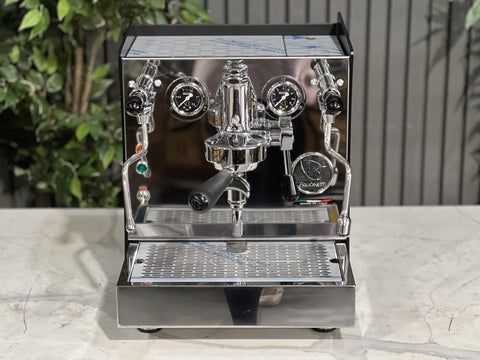 Brugnetti Giulietta Black - 1 Group Commercial Espresso Machine - Stainless