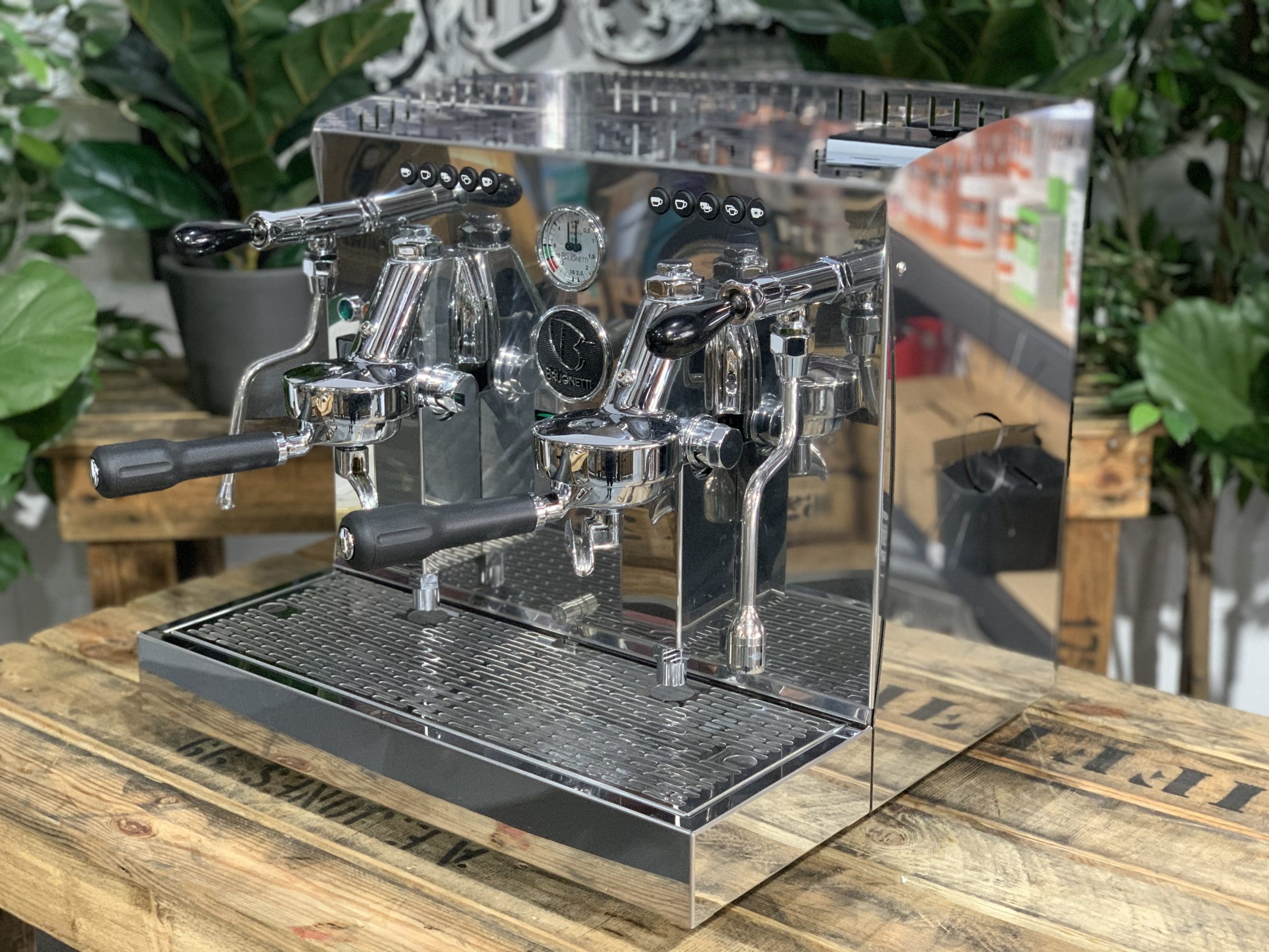Brugnetti Giulia Compact Tank - 2 Group Commercial Espresso Machine