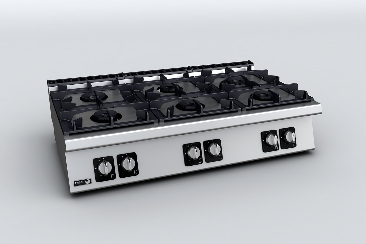 Fagor Kore 700-900 Series C-GH Bench Top Gas Burner - 4 or 6 Burner