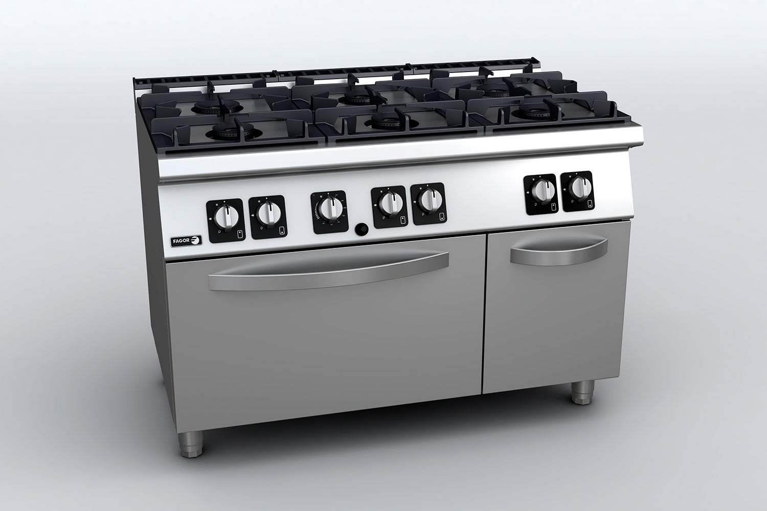 Fagor Kore 700-900 Series Gas Range with Gas Oven - 4 or 6 Burner