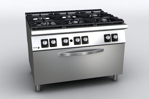 Fagor Kore 700-900 Series Gas Range with Gas Oven - 4 or 6 Burner