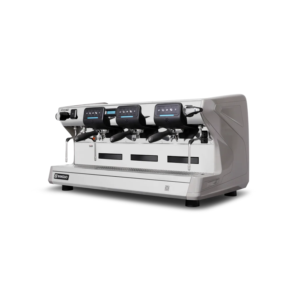 Rancilio Classe 7 USB Tall iSteam - - 3 Group Commercial Espresso Machine - Commercial - Stone Grey