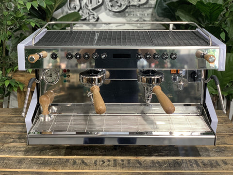 CIME CO-03 NEO E61 Stainless - 2 Group Commercial Espresso Machine - White