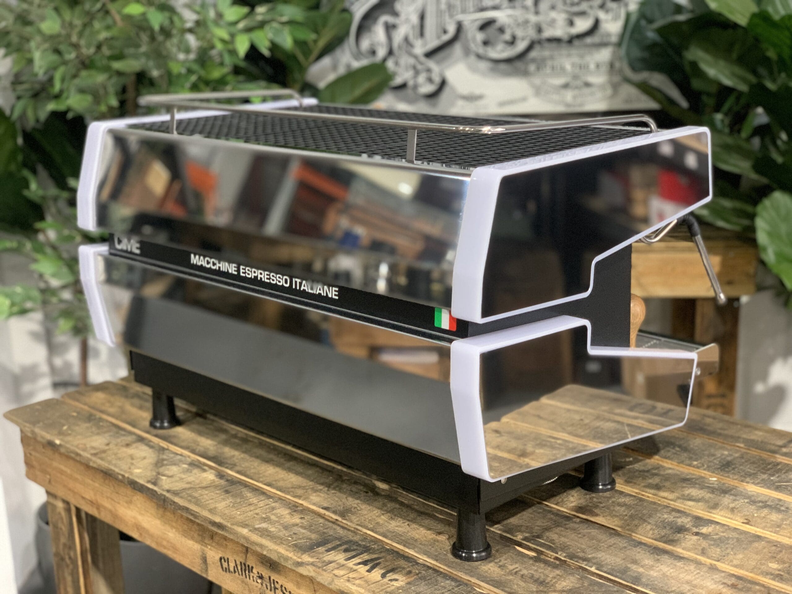 CIME CO-03 NEO E61 Stainless - 2 Group Commercial Espresso Machine - White