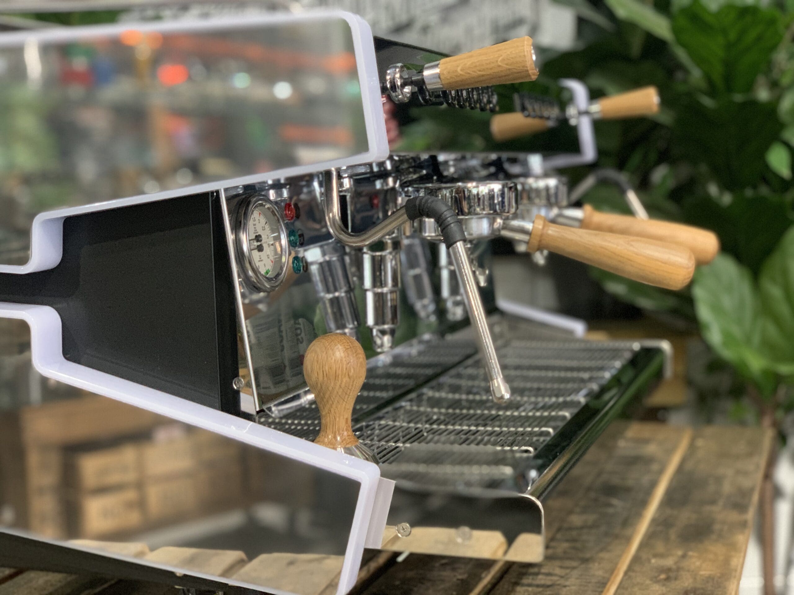CIME CO-03 NEO E61 Stainless - 2 Group Commercial Espresso Machine - White