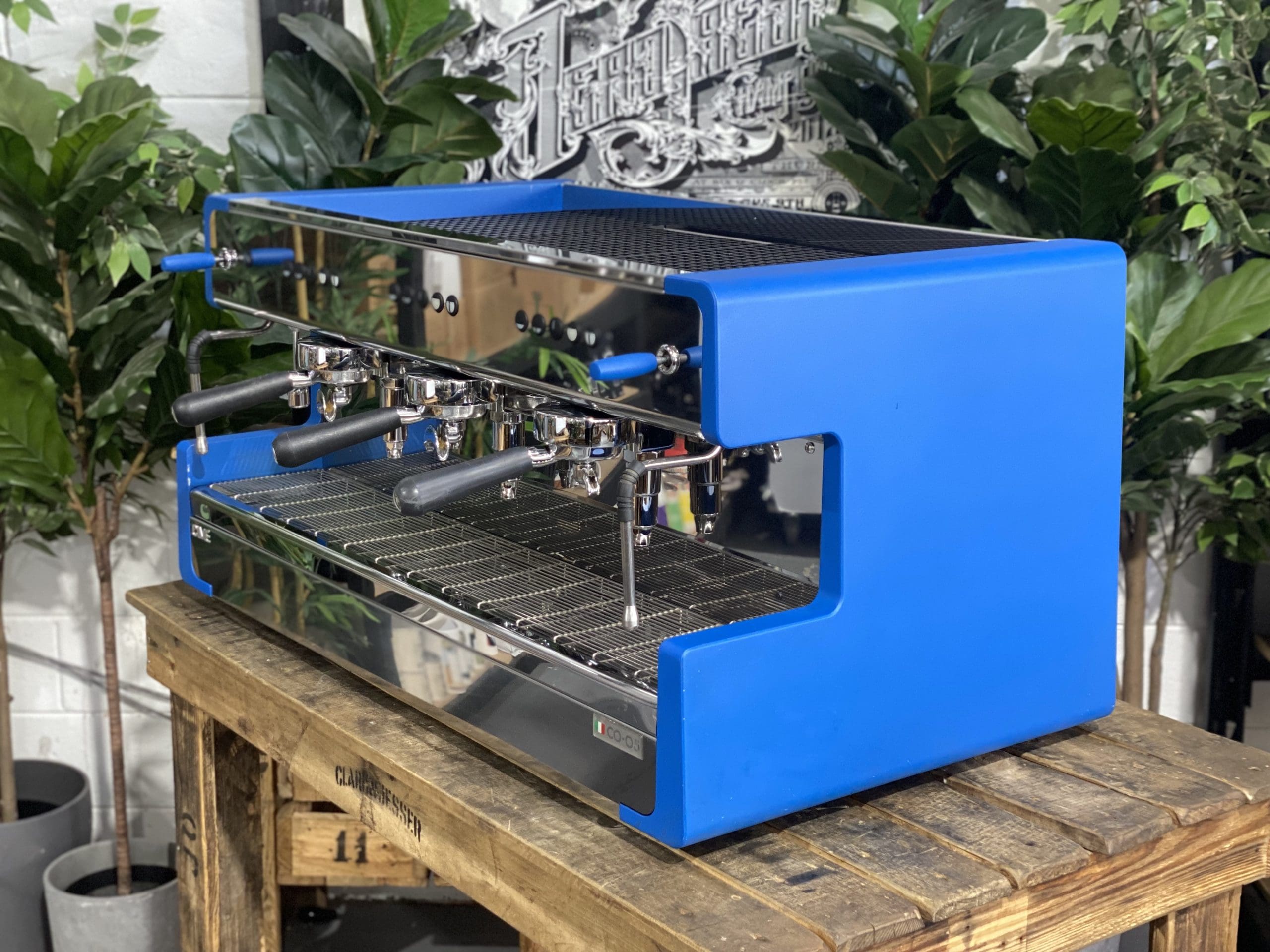 CIME CO-05 - 3 Group Commercial Espresso Machine - Blue