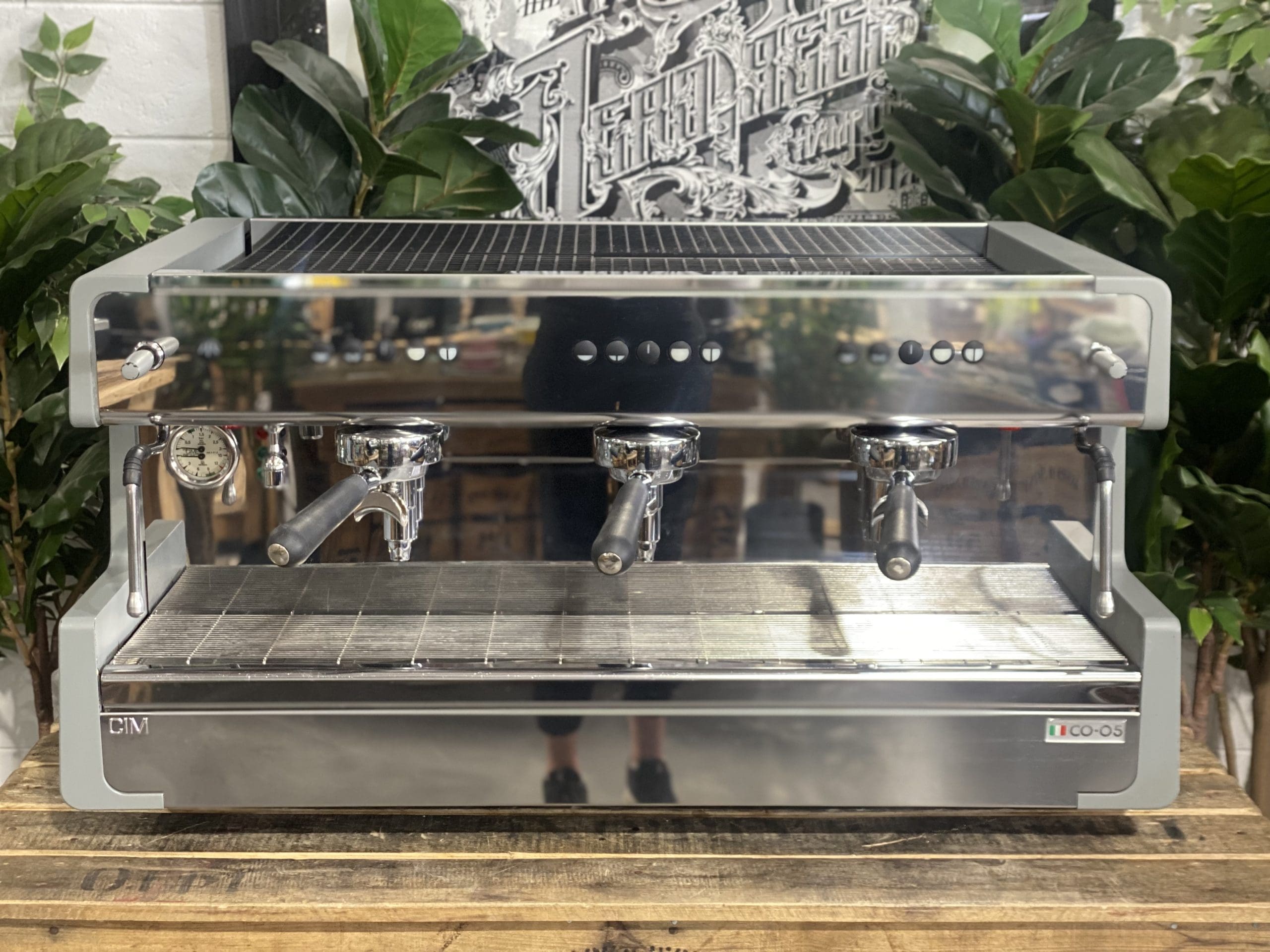 CIME CO-05 - 3 Group Commercial Espresso Machine - Grey