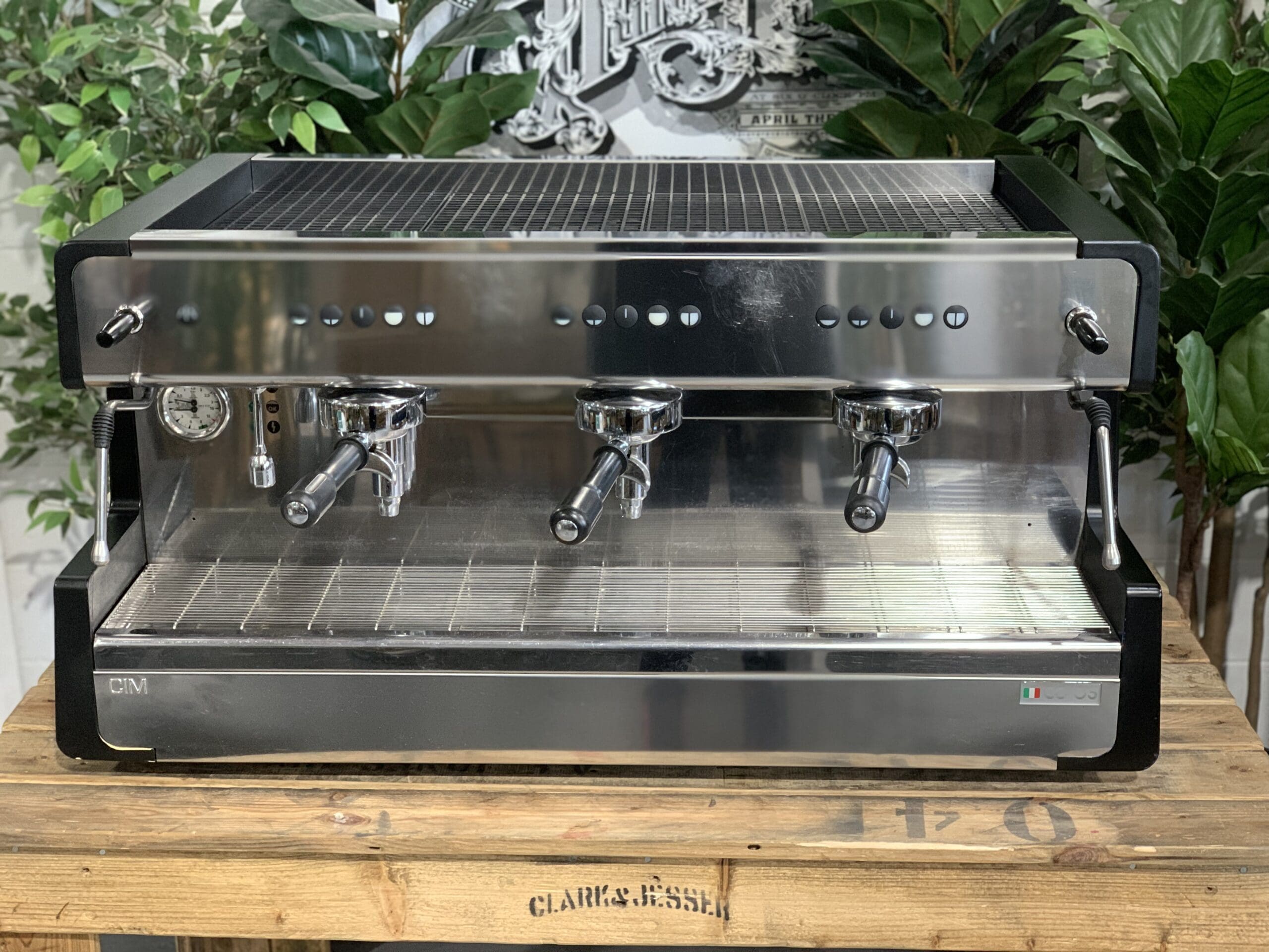 CIME CO-05 - 3 Group Commercial Espresso Machine - Black