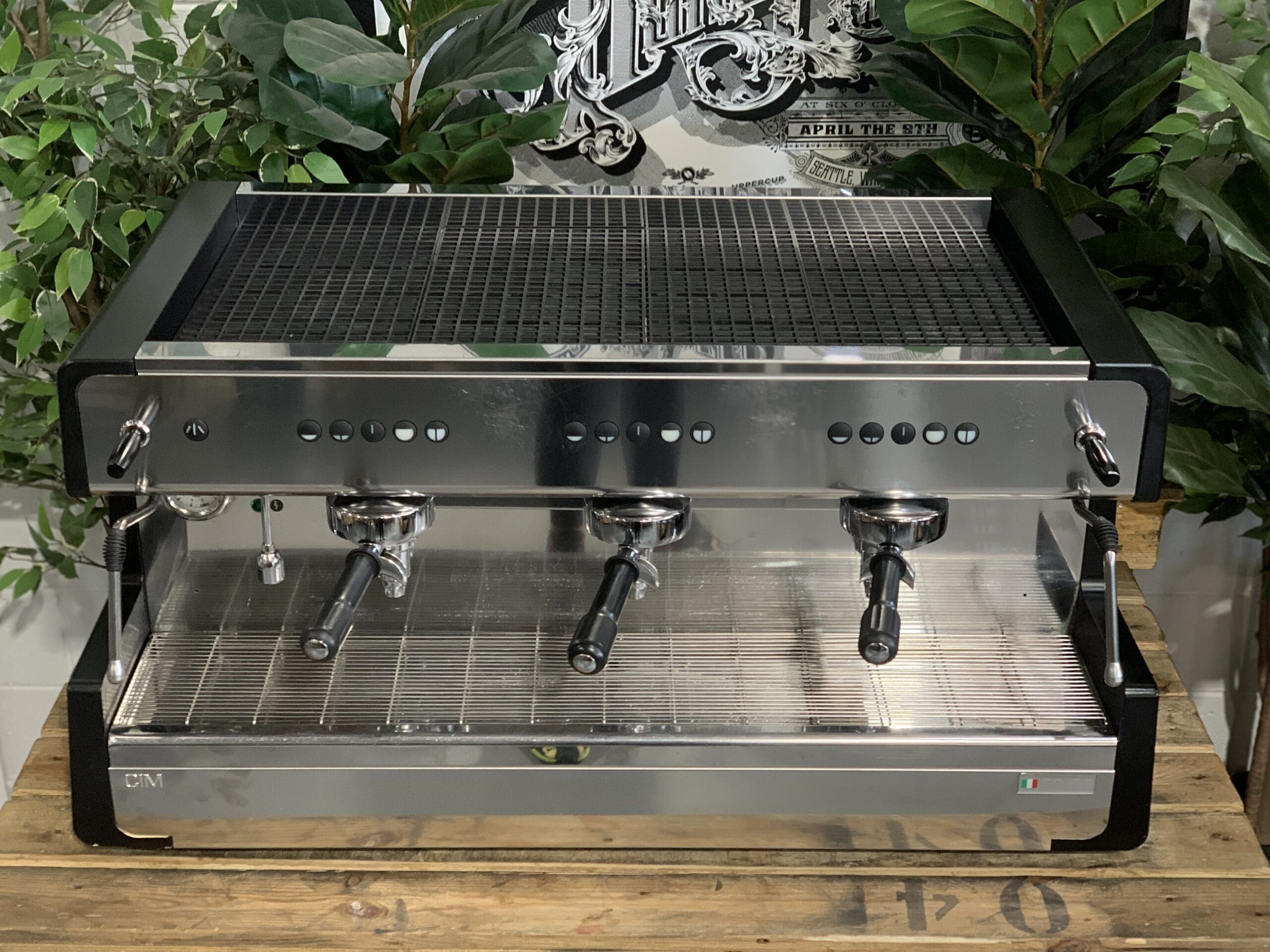 CIME CO-05 - 3 Group Commercial Espresso Machine - Black