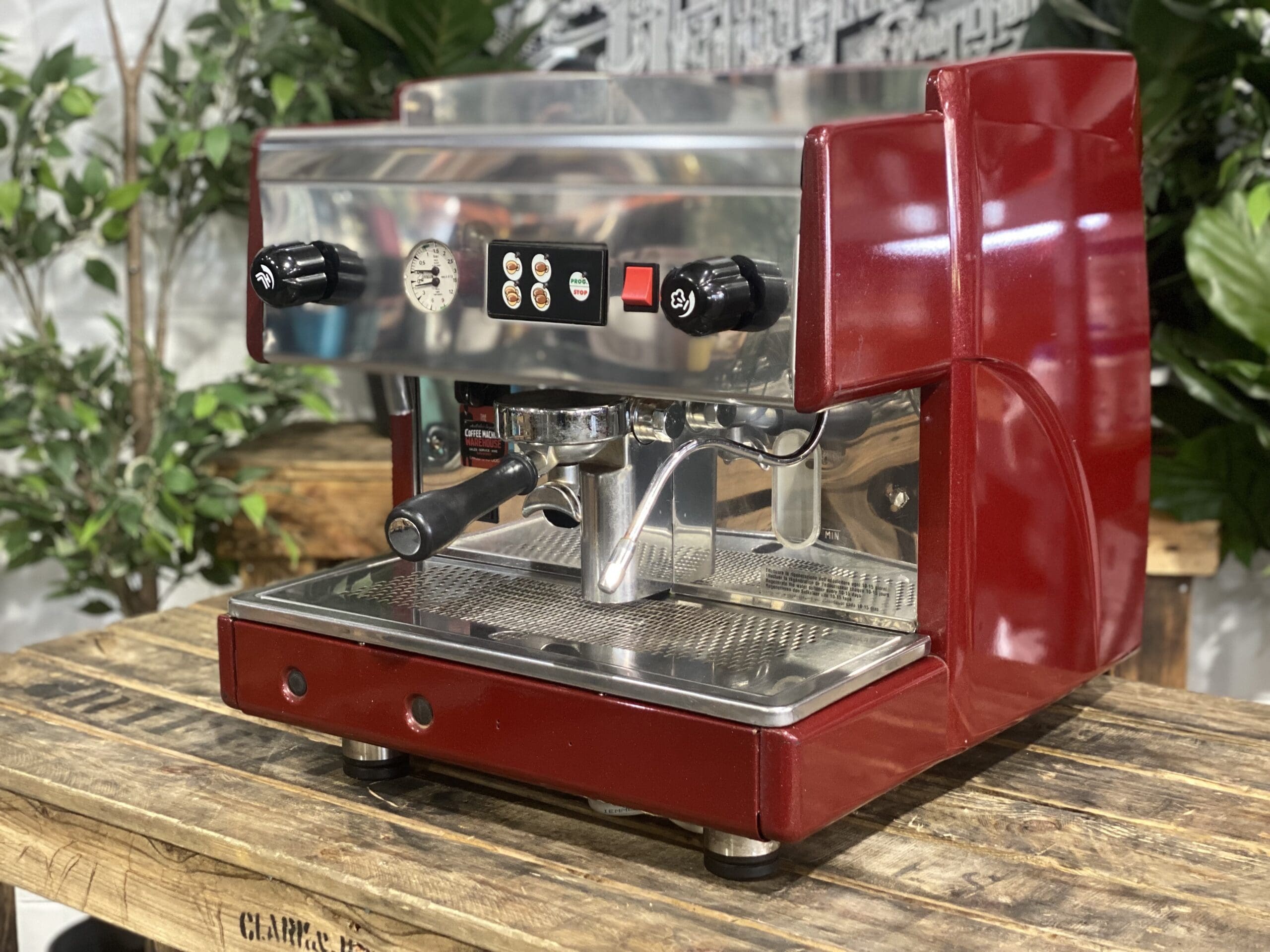 CMA - 1 Group Commercial Espresso Machine - Red